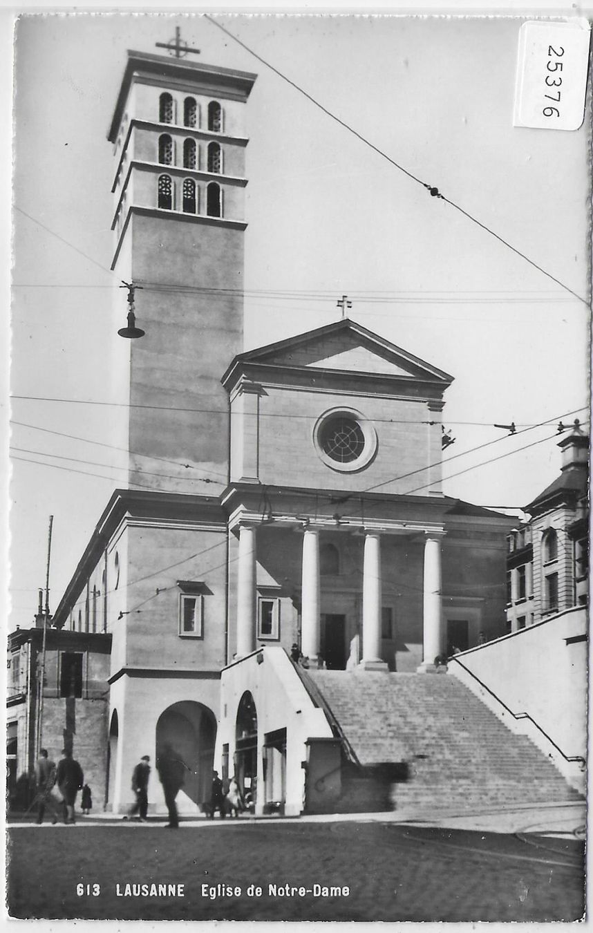 Cartes postales: Lausanne - Eglise de Notre-Dame – Antique à Ettingen par Kartenplanet