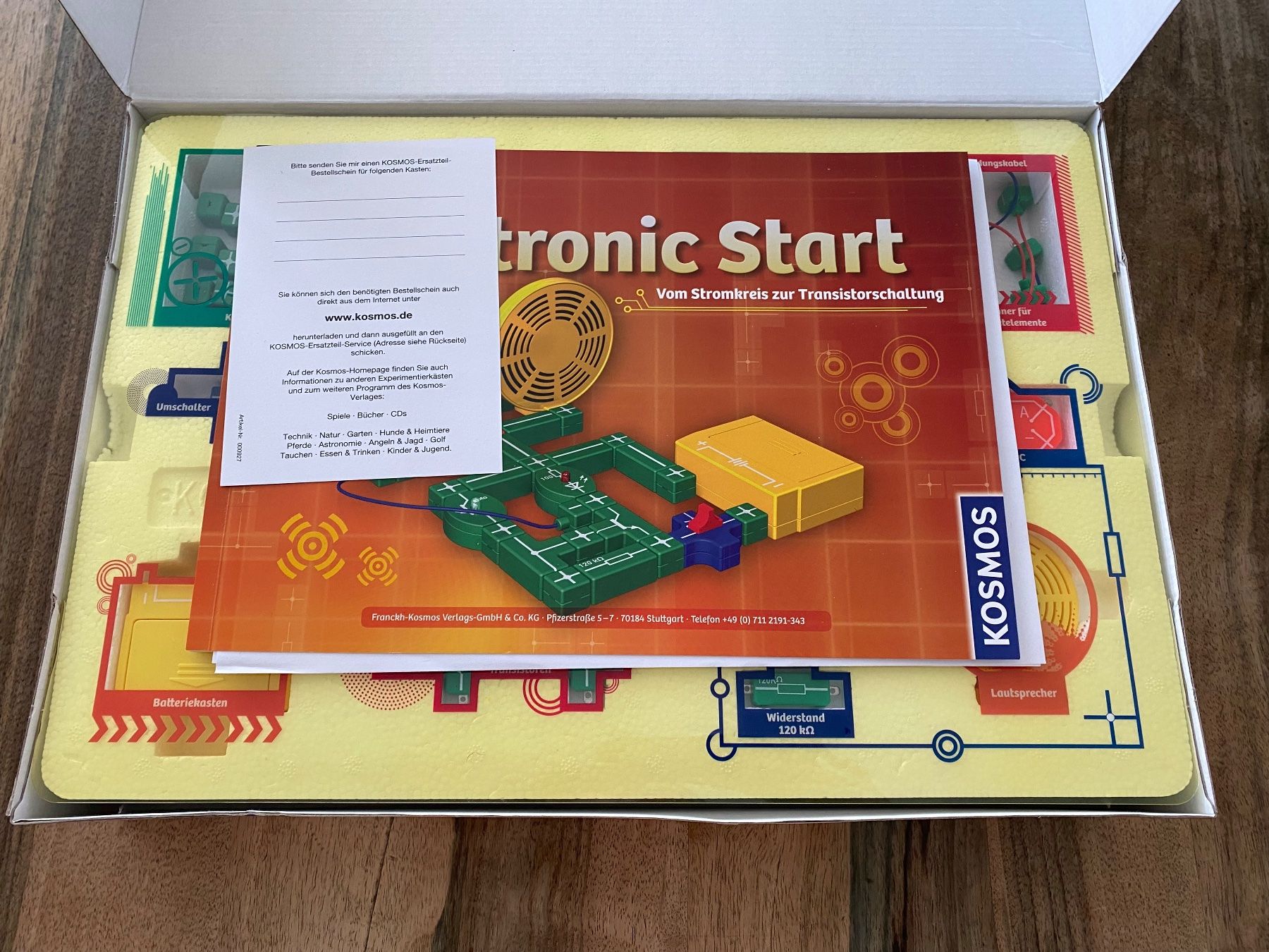 Kosmos Giochi: Kosmos Electronic Start Experimentierkasten - Komplett! – Nuovo (secondo la descrizione) da Luzern venduto da Sommer_26 2