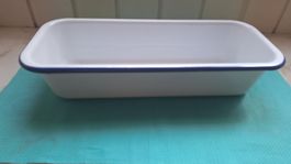 Email Cake-Backform, weiss /blau   32cm,Tchibo ungebraucht