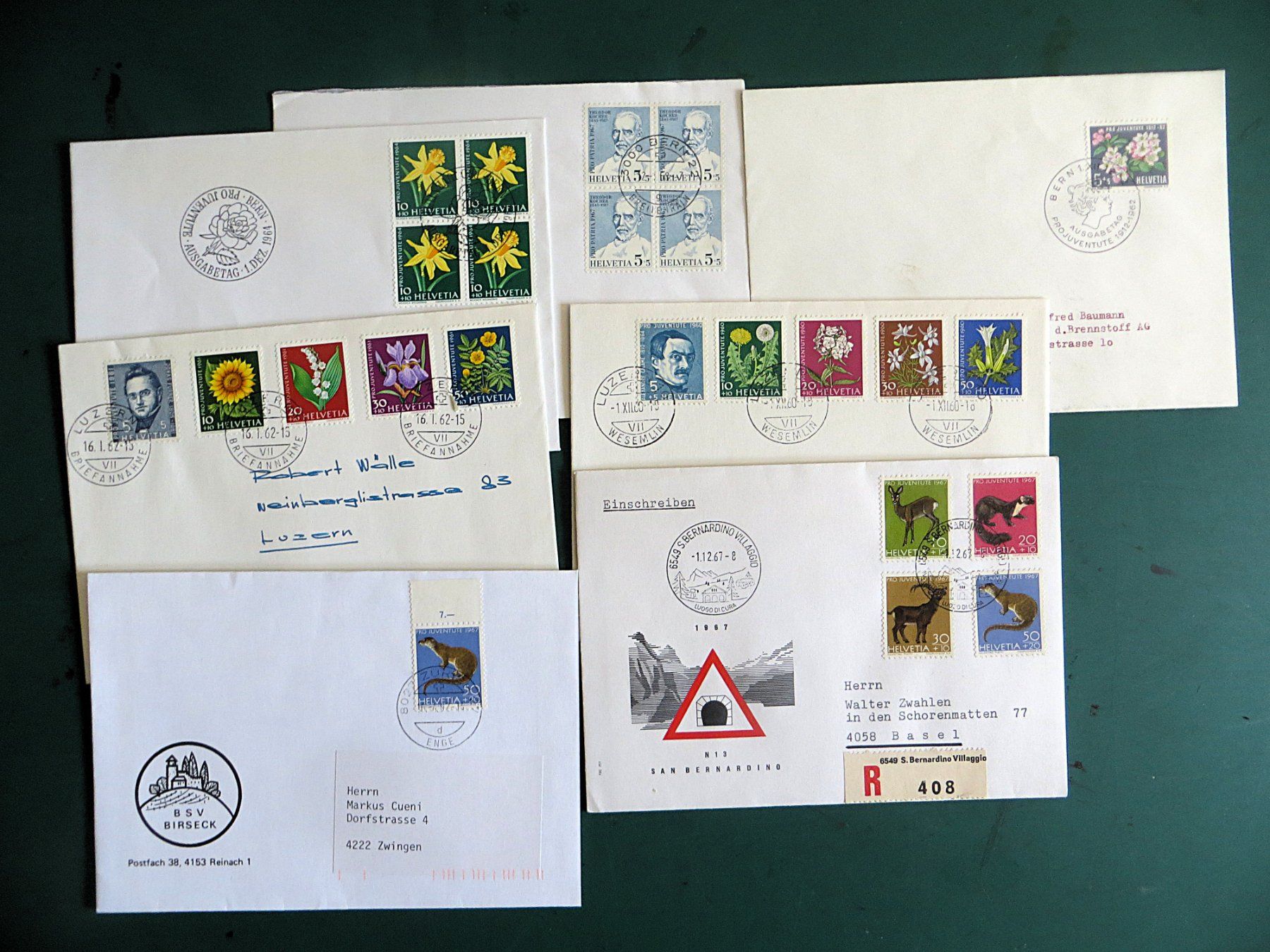 Alle Briefmarken: Briefmarken – Gebraucht aus Zwingen von Hemafa 8