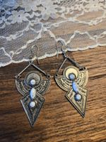 Coole Ohrringe Ethnic Design mit Steinbesatz 