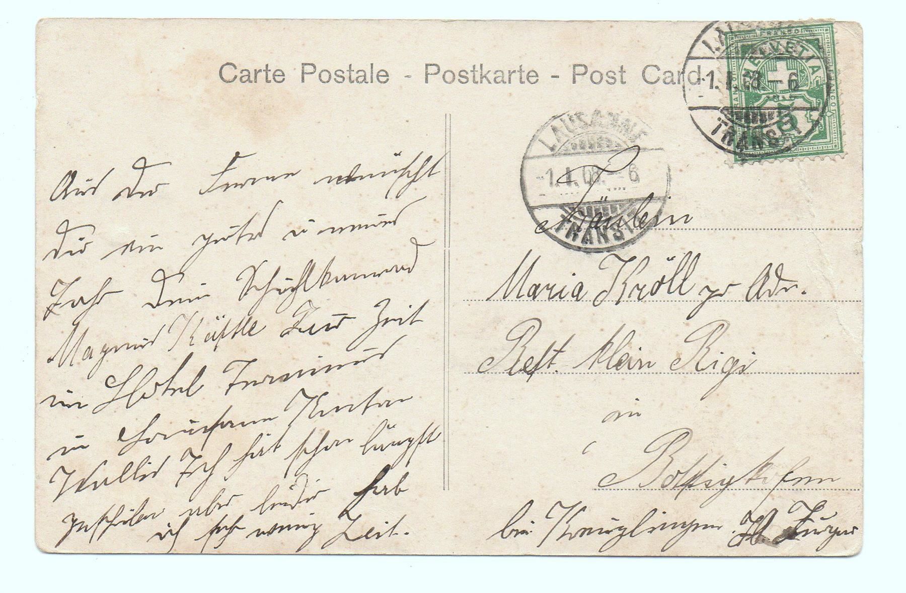 Cartoline postali: Litho SOUVENIR Liebespaar Mädchen Kinder – Usato da Jona venduto da philajona 1