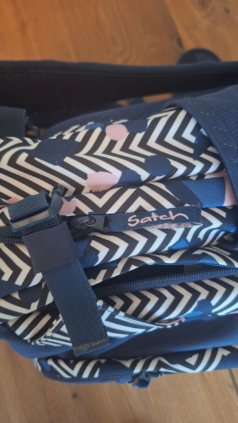 Satch Sacs & sacs à dos: Schulrucksack Satch blau gemustert – D'occasion à Ettingen par gonitanne 4