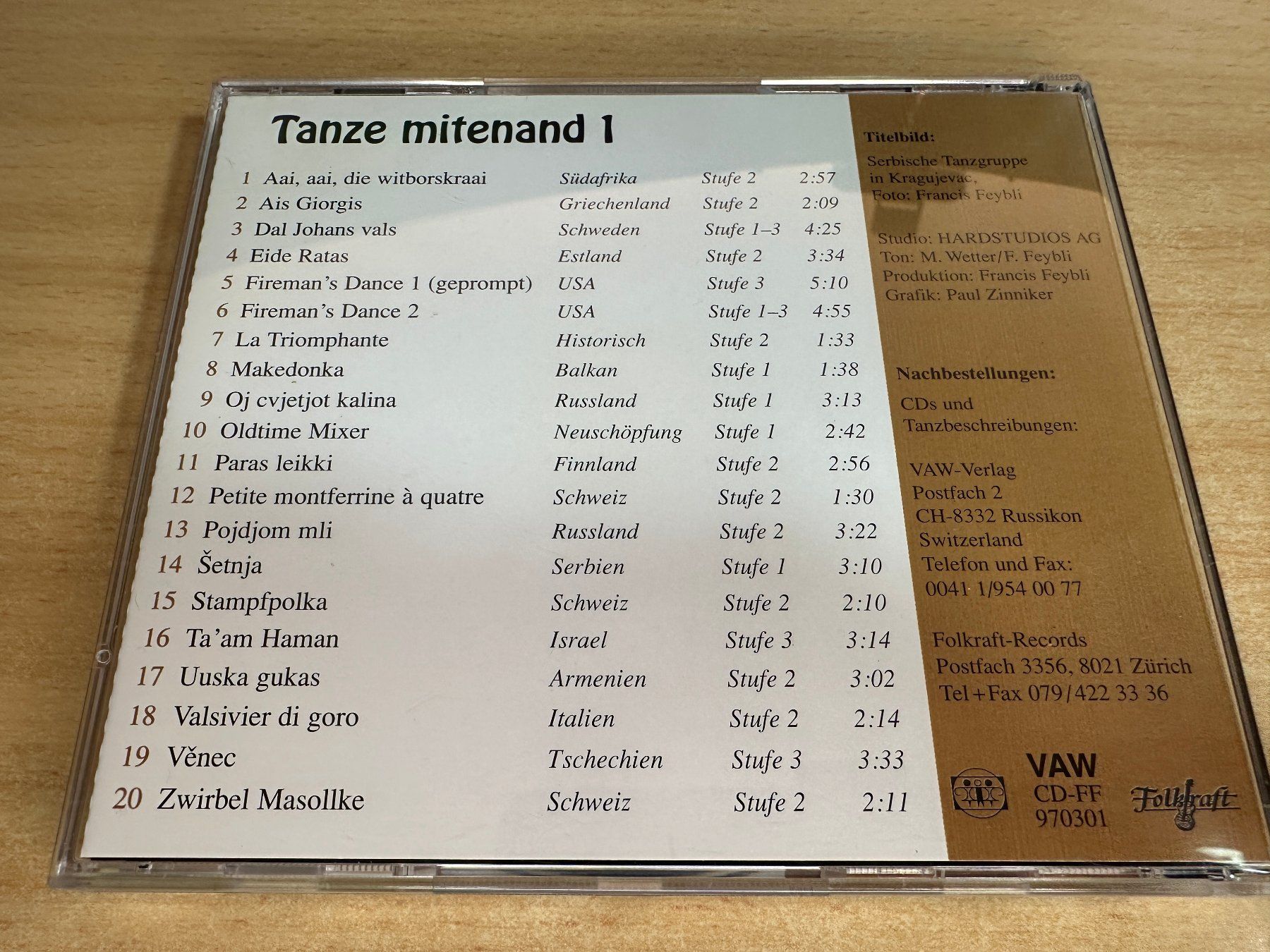 CD: T5 Various - Tanze Mitenand 1 – Usato da Rikon im Tösstal venduto da Alpenmutz 1