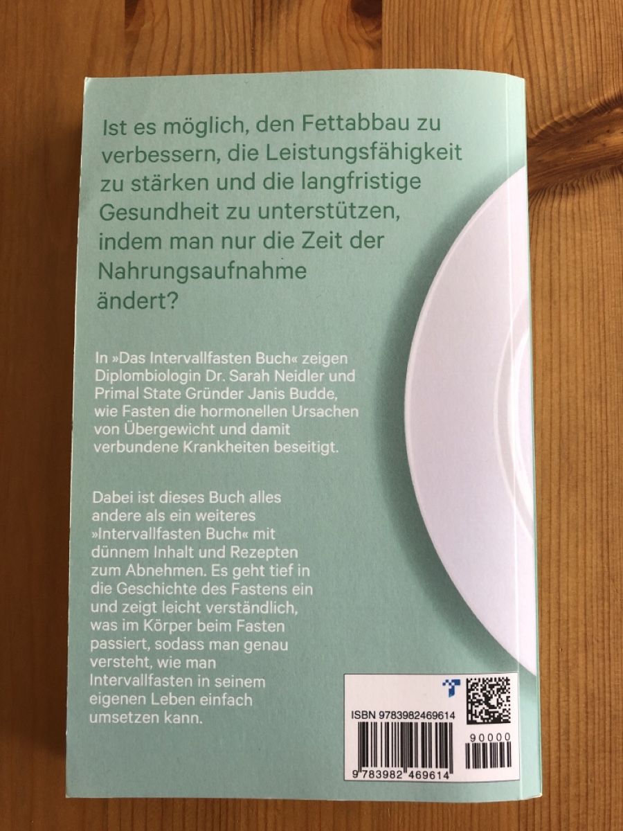 Libri: Das Intervall Fastenbuch, Dr. Sarah Neidler+Janis Budde – Usato da Wittenbach venduto da mansi19 1