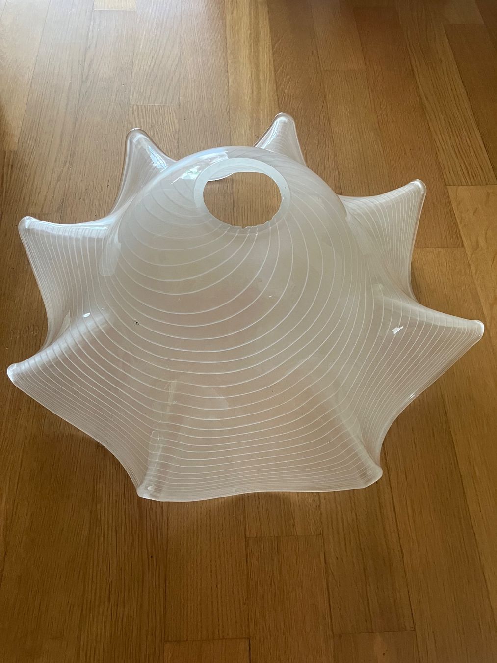 Murano Gläser: Murano Glasschirm – Gebraucht aus Horgen von Reisbesen