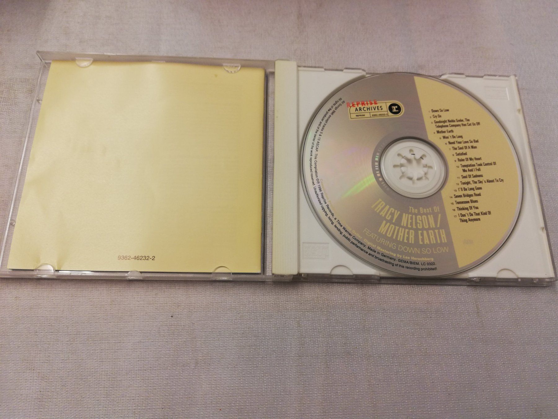 CD: TRACY NELSON - MOTHER EARTH – Usato da Bern venduto da Vinylsound.ch 2