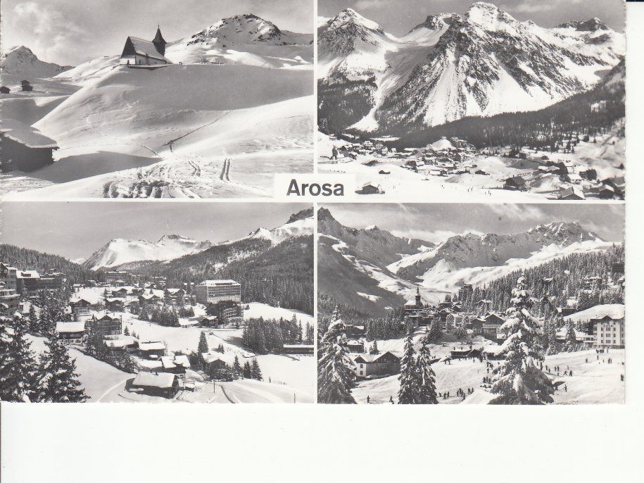 Cartoline postali: Arosa 1960 – Usato da Bürglen TG venduto da StampGraf