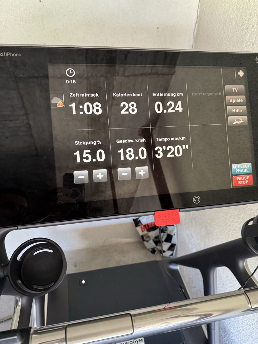 Technogym Hometrainer: Technogym Laufband RUN PERSONAL – Usato da St. Margrethen SG venduto da taf_alb 8