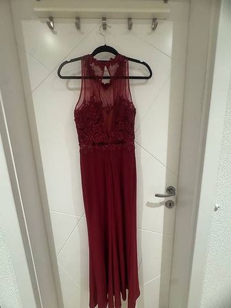 Abendkleid Bordeaux Grösse S