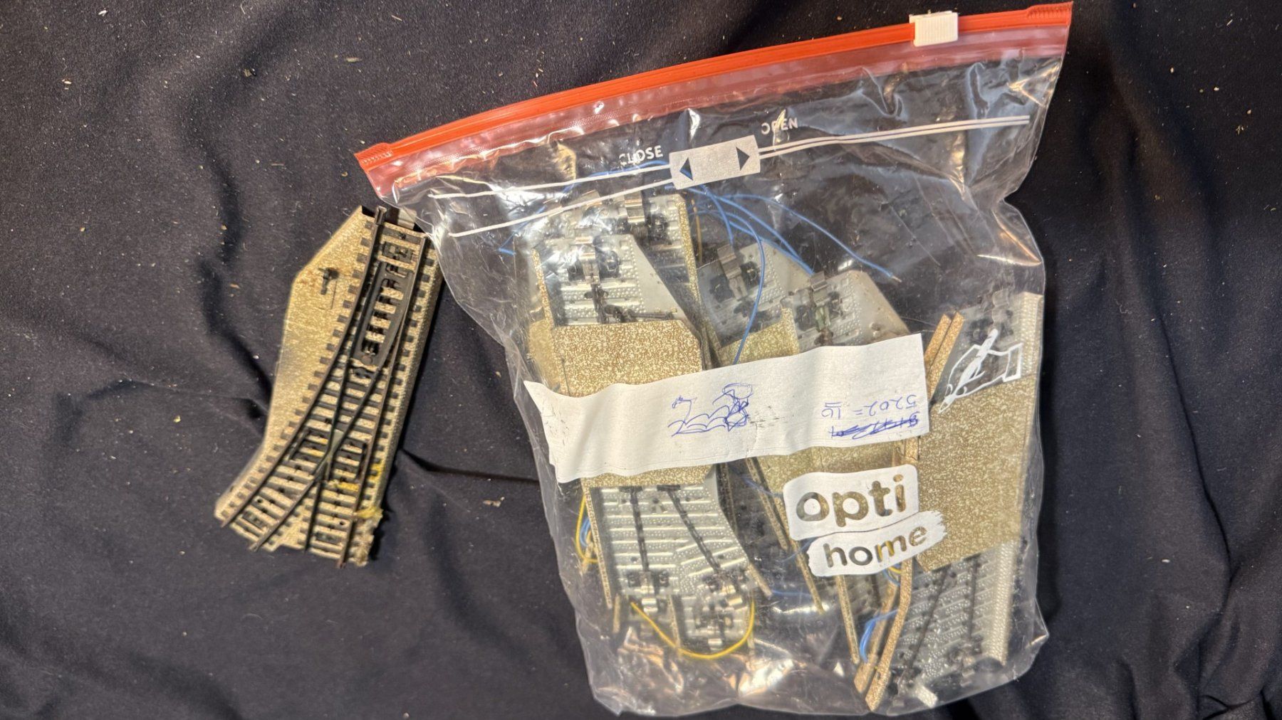 Märklin Modellini di ferrovie: 10x Märklin H0 5202 Weichen – Usato da Buchs SG venduto da LogistikBuchs