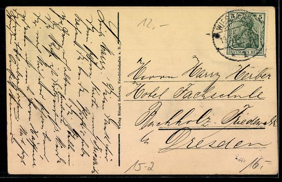 Cartes postales: Friedrichshafen a. B., Eingang zum Lufts – D'occasion à Berlin par bartko-reher 1