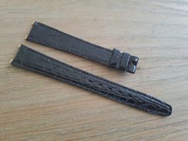 Uhren Armband Krokodil Leder 14 mm