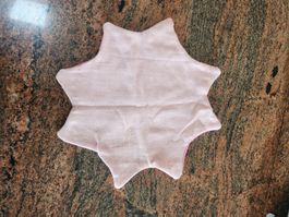 rosa Sternnuscheli für Babys, Handemade, neu