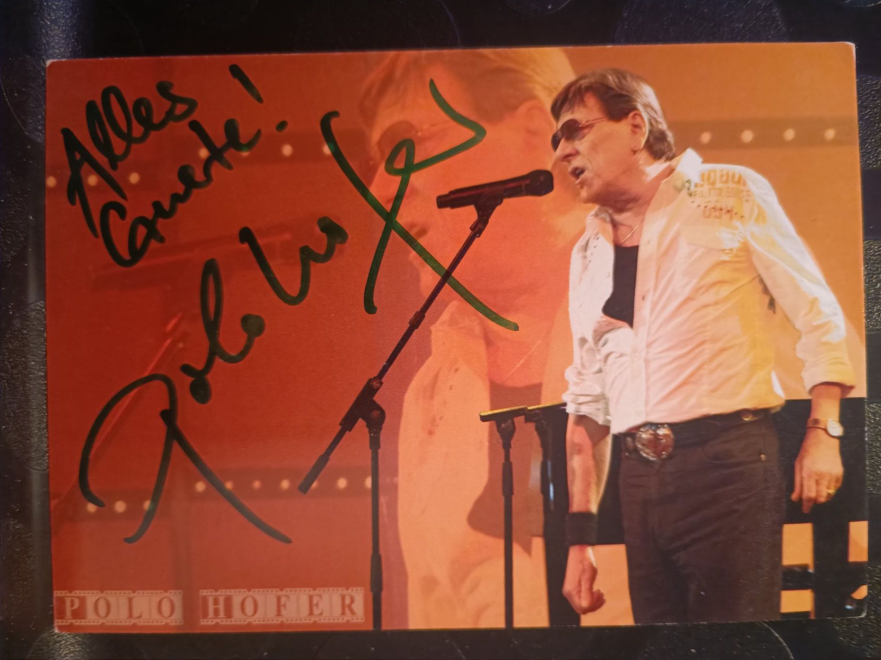 Autografi: Polo Hofer - handsigniert – Usato da Menziken venduto da Artographs