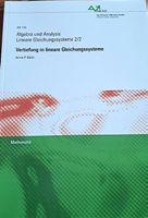 AA 110 Algebra  Lineare Gleichungssysteme