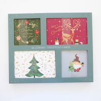 24 Weihnachtskarten - Klappkarten mit Couvert