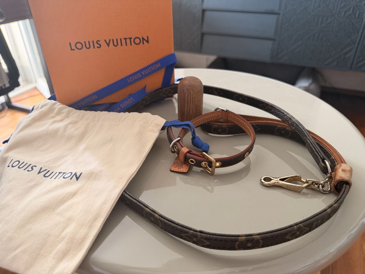 Guinzagli & Collari: Original Louis Vuitton Hundehalsband & Leine Monogram – Usato da Buchs ZH venduto da tiz_9mpn