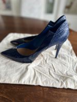 Elegante Chloé Lack Pumps, Grösse 40- Dunkelblau, Top Zus...