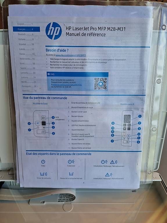 Stampanti: Imprimante Multifonction HP Laserjet Pro MFP M28w – Usato da Vufflens-la-Ville venduto da jea_6xps 2
