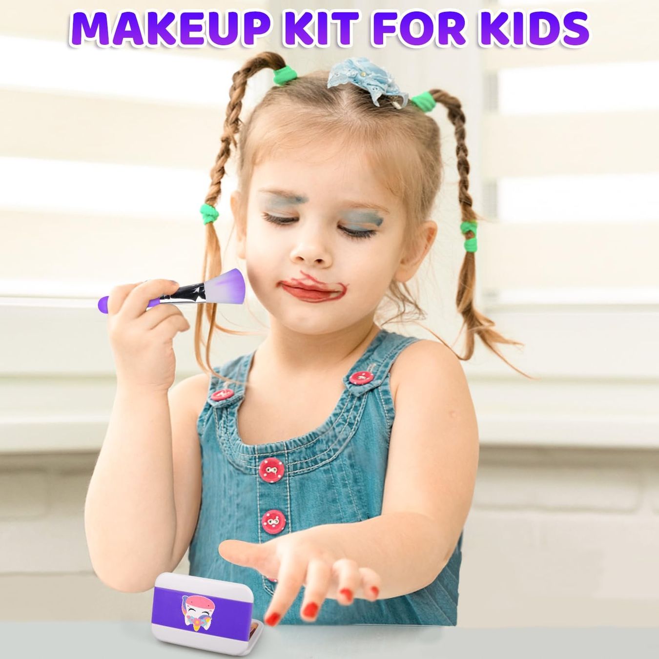 Make-up: 80PCS Waschbar Schminke Kinder Schminkset Mädchen – Nuovo (secondo la descrizione) da Thun venduto da nuonuo 4
