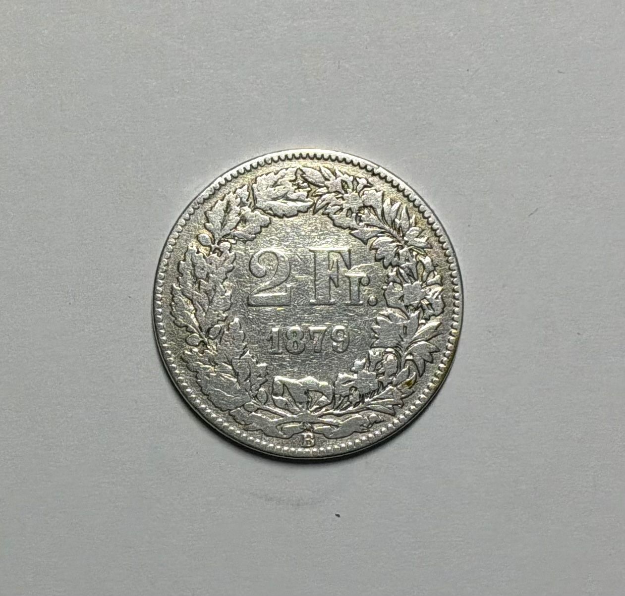 Tutti le monete: 2 Franken Münze Schweiz 1879 – Usato da Pfäffikon ZH venduto da cwal01