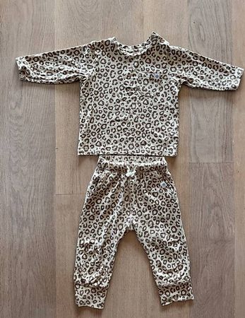 UV-Schutz Cloby-Outfit UVP 50+ LEOPARD BROWN, Gr 6-12 Monate