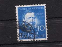 BRD 1952 Fernsprecher  Jubiläum gest.