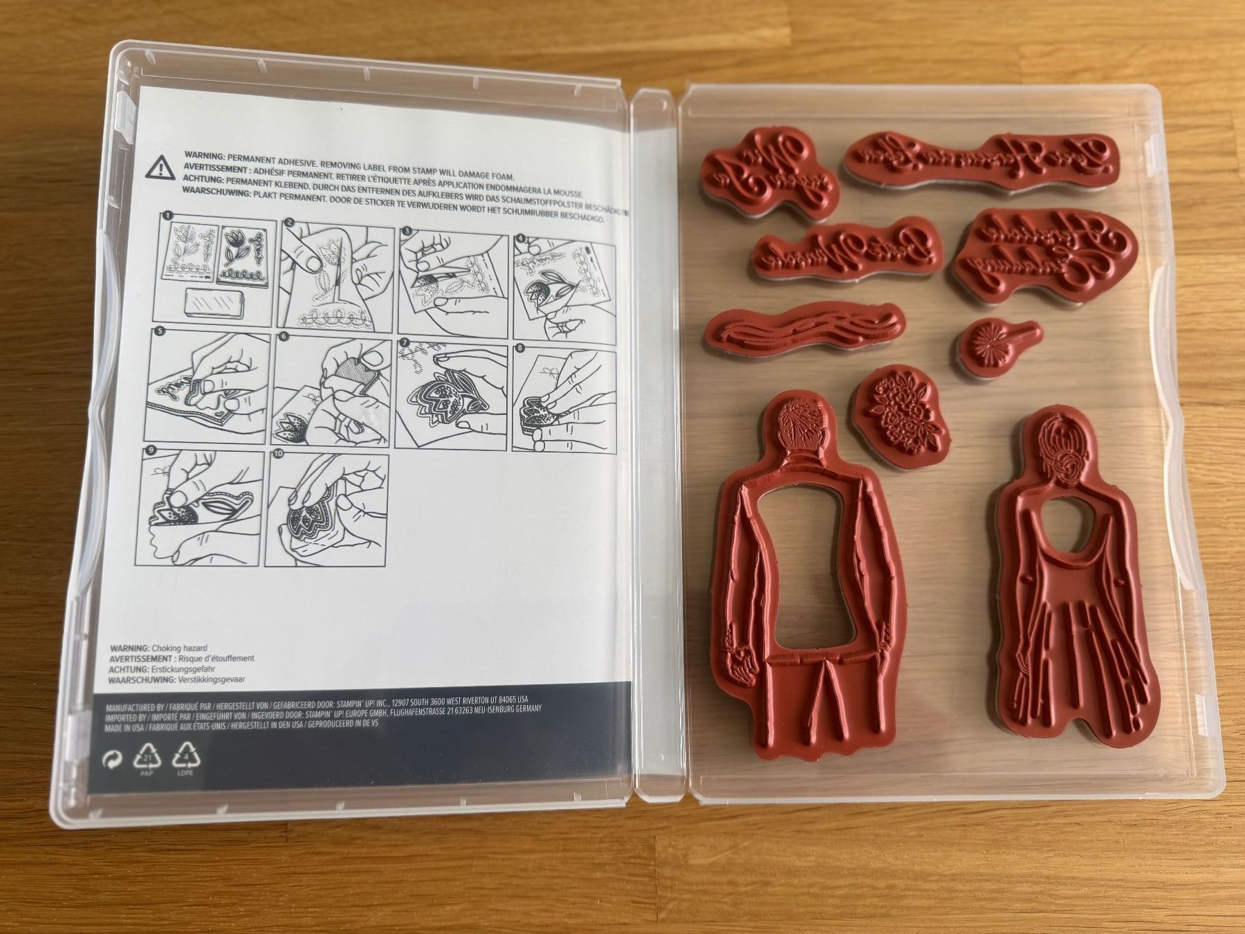 Stampin' up! Stempel: Zwei Herzen, ein Ja von Stampin Up / A – Gebraucht aus Neukirch (Egnach) von muolen 1