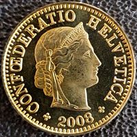 5 Rappen 2008 stgl. / aus Münzsatz