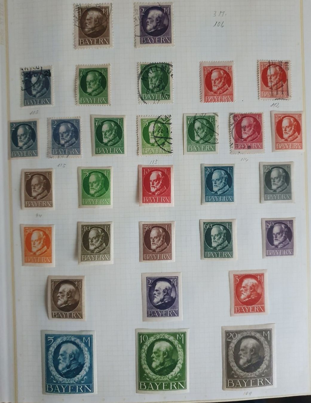 Tutti i francobolli: Reichhaltige Teilsammlung Bayern – Usato da Fislisbach venduto da Zigzag12 3