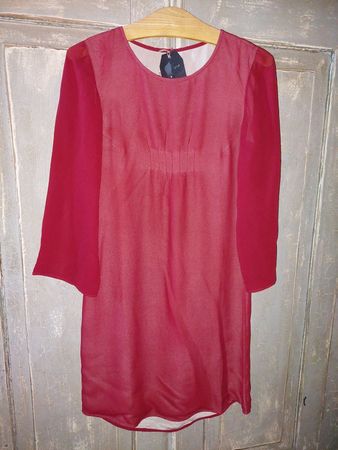 Annehouse . Minikleid Seide bordeaux S