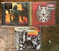 DISTURBED „Indestructible/Believe/Fists“ 3xORG 1st Press CD