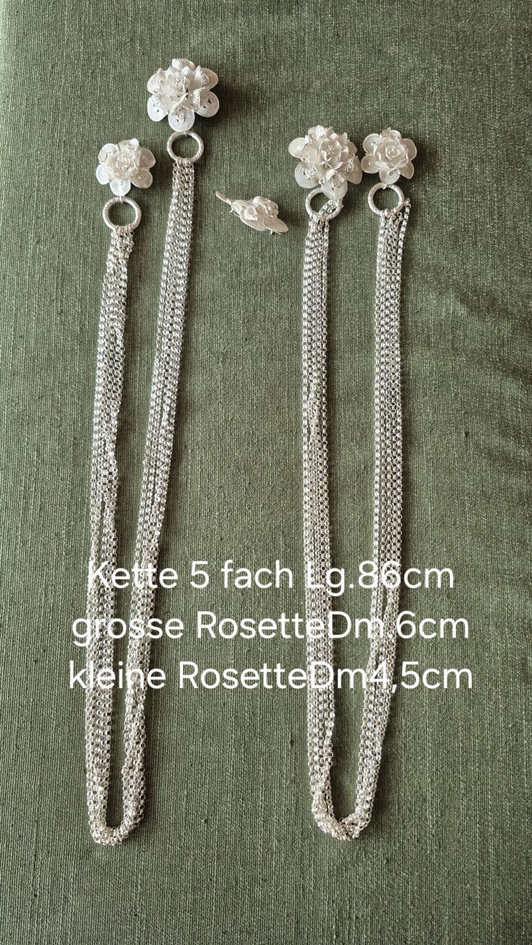 Altri gioielli: Silberschmuck Berner Sonntagstracht 5fach Kette Brosche – Usato da Burgdorf venduto da carodesign1