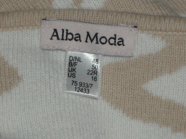 Alba Moda Maglioni & Felpe: PULLOVER GR. 48 ALBA MODA 95% BAUMWOLLE 5% KASCHMIR – Usato da St.Gallen venduto da Anso 1