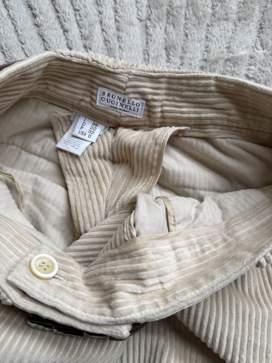 Brunello Cucinelli Pantaloni: Brunello Cucinelli suede pants XS – Usato da Genève venduto da kam_m6mq 6