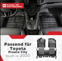 5D Premium Auto Fussmatten für Toyota Proace City Bj ab 2020