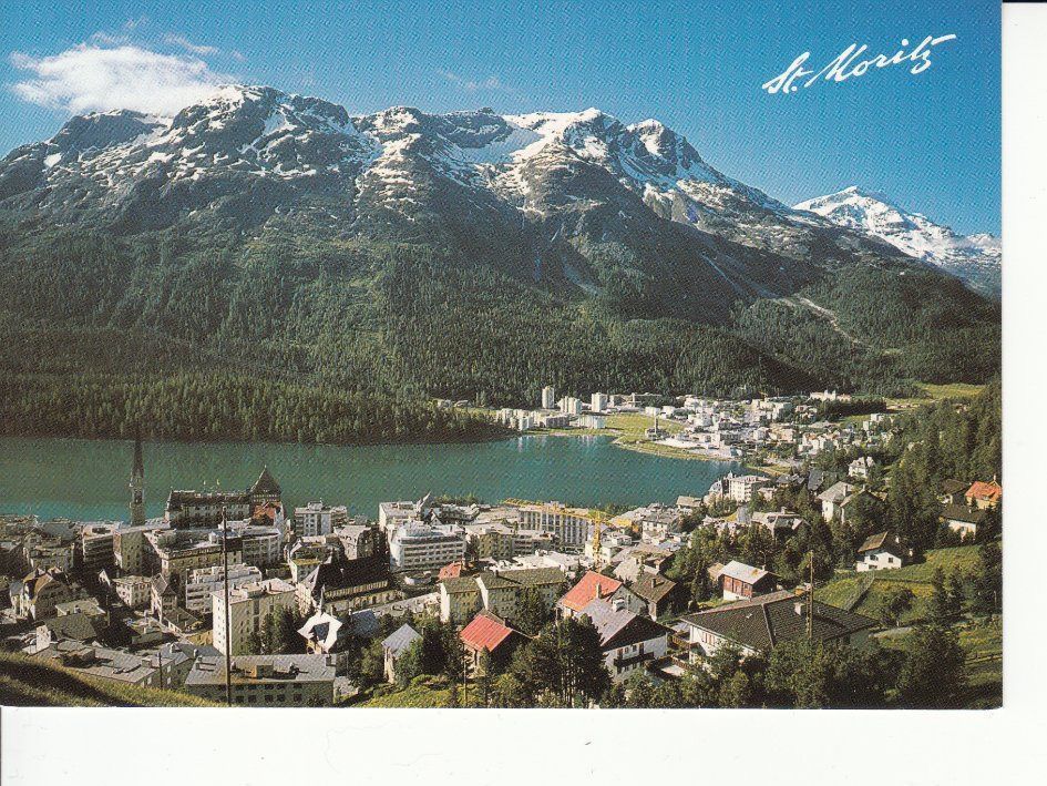 Cartoline postali: St. Moritz 3 um 1995 – Usato da Bürglen TG venduto da StampGraf