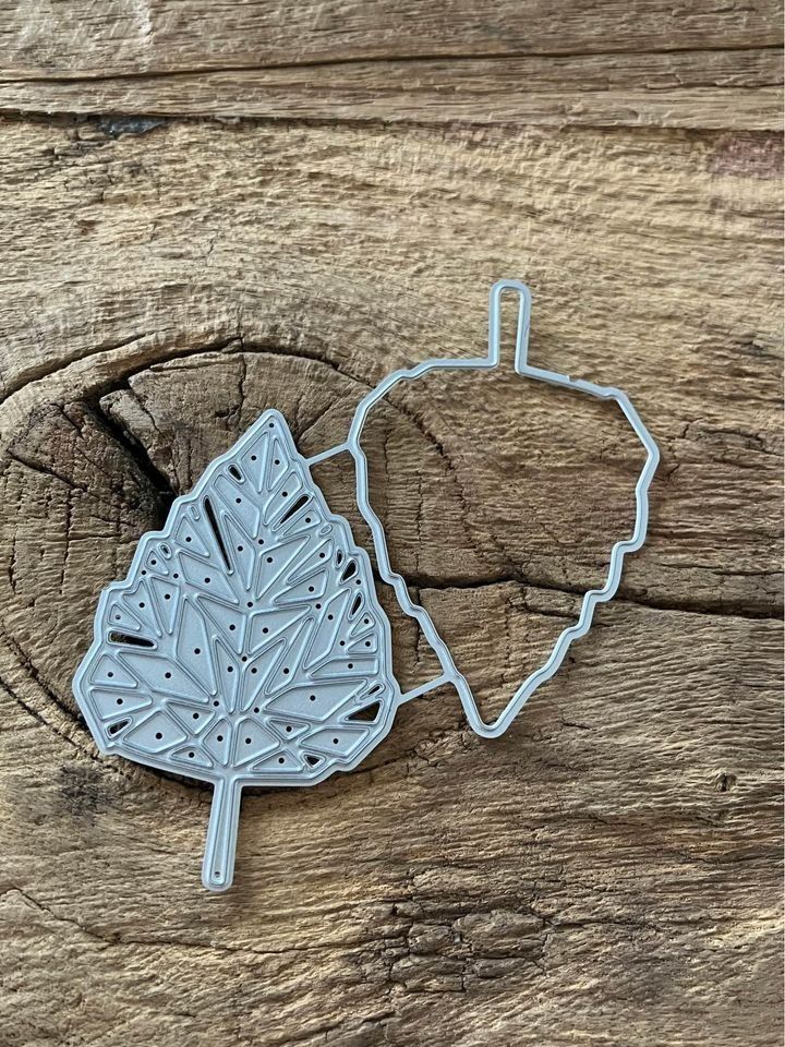 Schablonen: Neues Stanzschablonen Set 3-D Blatt – Neu und originalverpackt aus Effretikon von wenuss 2