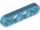 Lego Medium Azure Technic, Liftarm Thin 1 x 4 2 Stück