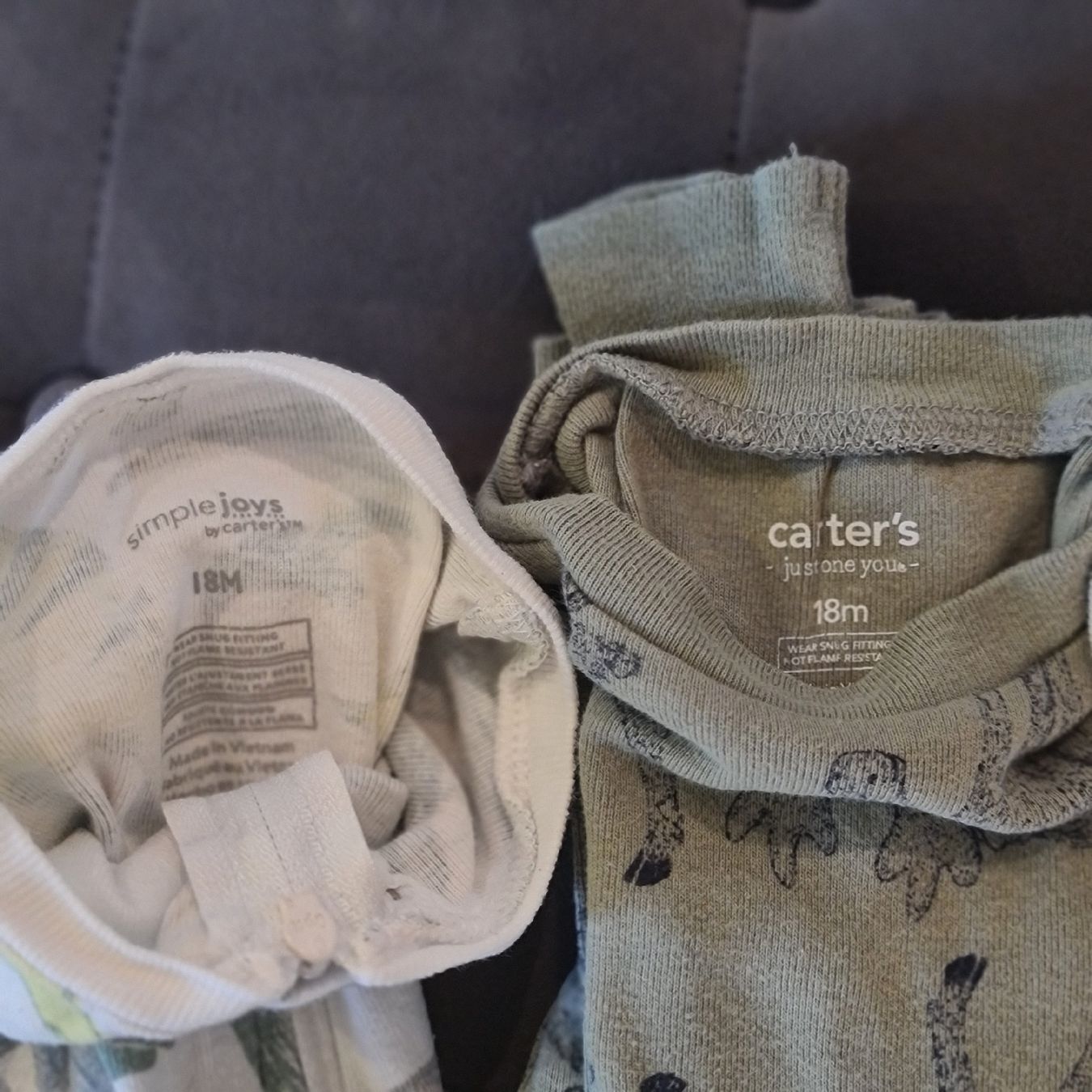 Carter's Pigiama & Simili: 4er Pack Kinder Pyjamas Gr. 80/86 Carters – Usato da Noflen BE venduto da vco_hnn7 5