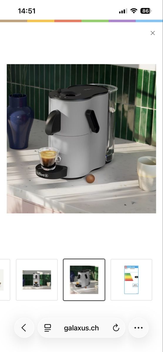 Coffee B Macchine per caffè & Macchine per espresso: Kaffee B – Nuovo e nell'imballaggio originale da Ostermundigen venduto da luli079 3