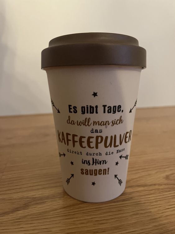 Kaffeebecher to go aus Bambus Kaufen auf Ricardo