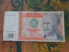 PEROU  50  Intis   Billet
