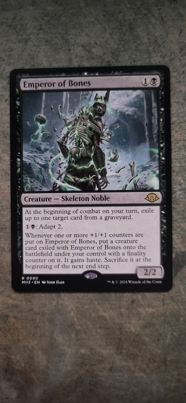 Magic The Gathering Carte collezionabili: Emperor of Bones – Nuovo (secondo la descrizione) da Wilen b. Wollerau venduto da GarruksShop