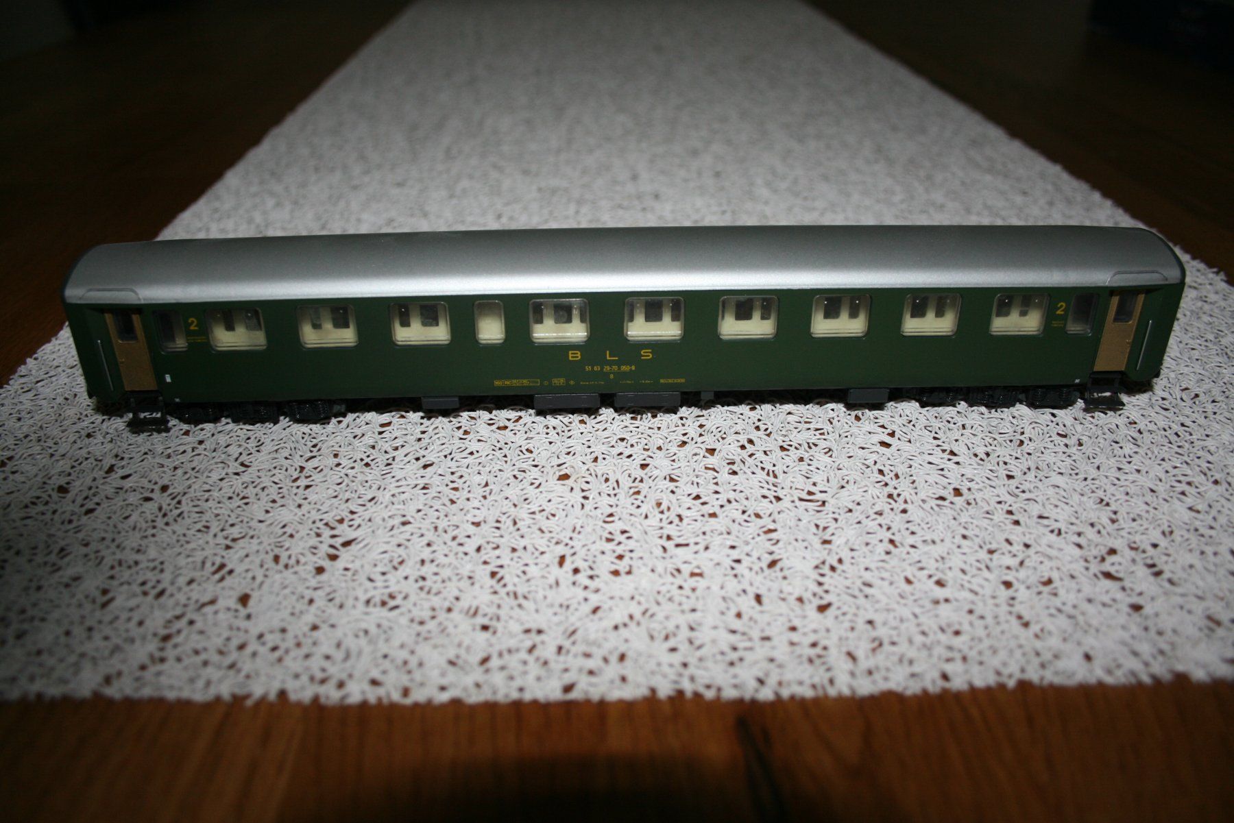 Modelleisenbahnen: Sachsenmodelle 14017 BLS B RIC 2970 050 – Gebraucht aus Bavois von Alainuldry