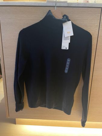 UNIQLO Rollkragenpullover 100% Kaschmir mit Etikett Gr. XS