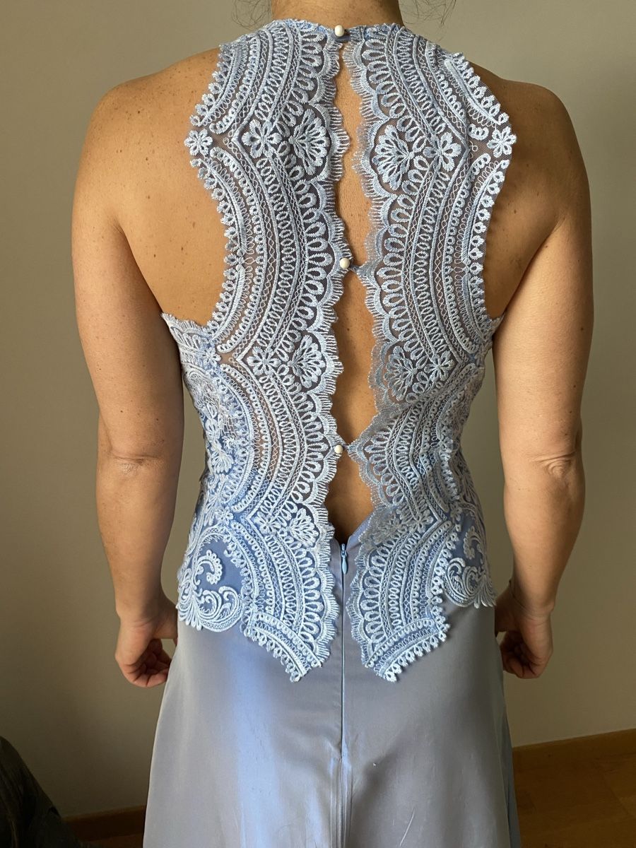 Vestiti: Abendkleid, Gr. 36, blau – Usato da Zürich venduto da Drengemann 3