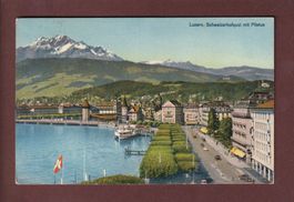 LUZERN - Schweizerhofquai - 1952