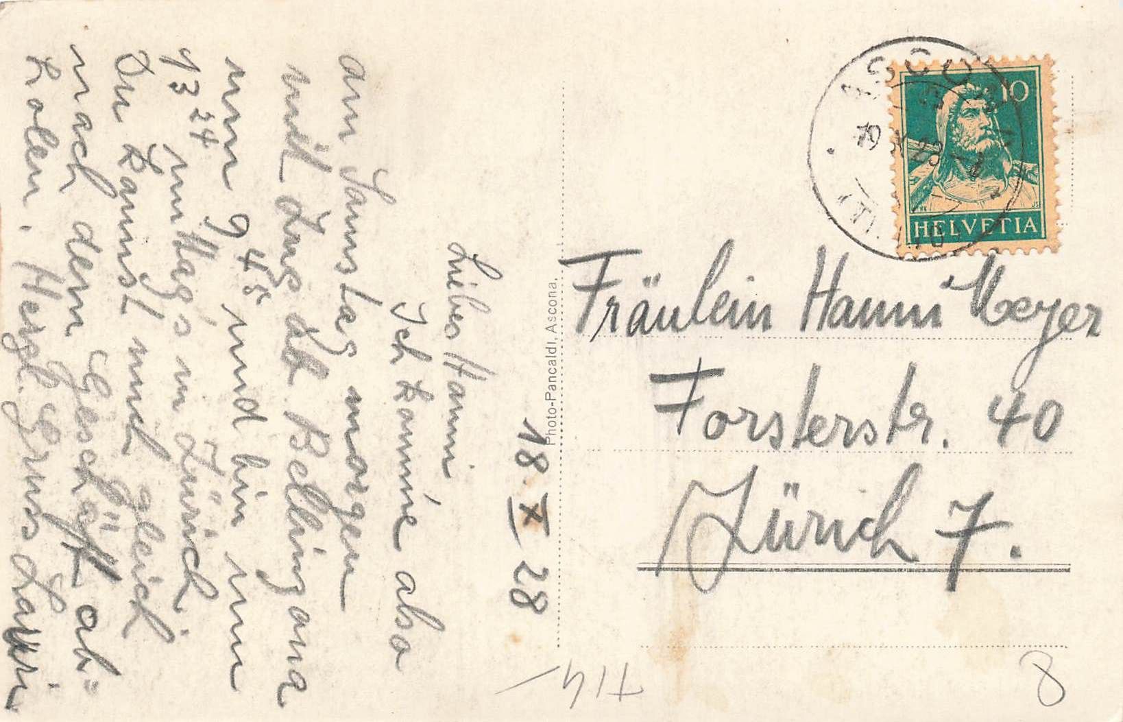 Cartoline postali: Arcegno – Usato da Biasca venduto da Blenio71 1